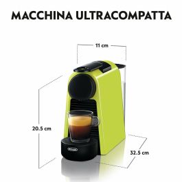 DeLonghi Essenza Mini EN85.L Cafetera Nespresso Compacta 19 Bares 0.6L 1150W en Negro/Lima