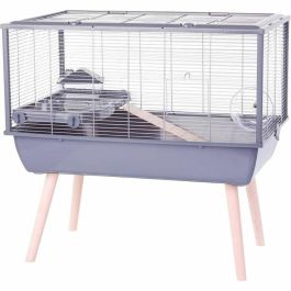 ZOLUX ZOL1696546392363 Jaula elevada Néolife para hámsteres, 78x48x75 cm, color gris