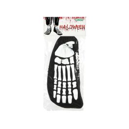 Fundas para Pies de Esqueleto Negro y Blanco para Adulto Halloween