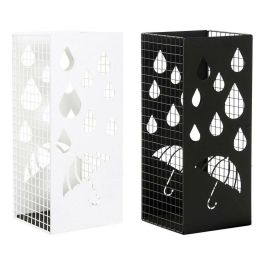 Paraguero Loft DKD Home Decor Blanco Negro 20 x 47.5 x 19.5 cm (2 Unidades) Precio: 63.50000019. SKU: B1KARKTJY3
