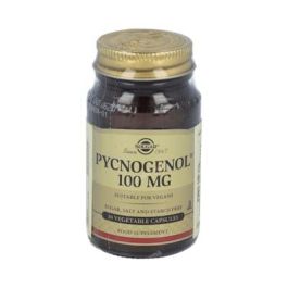 SOLGAR Pycnogenol Extracto de Corteza de Pino Marítimo Francés 100mg, 30 Cápsulas Vegetales Precio: 99.5900004. SKU: B1BFJC8ZSW