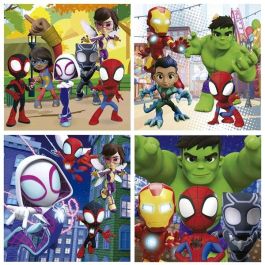Puzzles progresivos 6-9-12-16 piezas spidey y sus increíbles amigos en maletin Puzzles progresivos 6-9-12-16 piezas spidey y sus increíbles amigos en maletin
