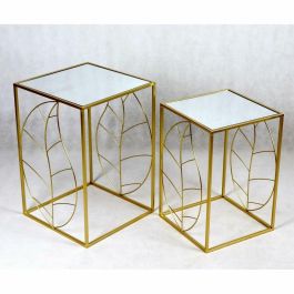 Espejo de pared DKD Home Decor Dorado Hoja de planta 71 x 1 x 97 cm Espejo de pared DKD Home Decor Dorado Hoja de planta 71 x 1 x 97 cm