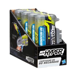 Nerf Bote de Recarga Hyper Refill Canister 50 Proyectiles para Lanzadores Nerf Hyper +14 Años