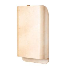 Roba ROB1687331495553 Cambiador de Pared Plegable con Estantes Integrados Madera Natural Diseño Minimalista