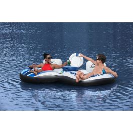 Bestway Rueda Doble Hinchable con Asas Rapid Rider 251x132 cm Playa y Piscina 43113