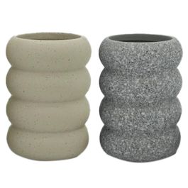 Vaso Basicos DKD Home Decor Crema Gris 7 x 10 x 7 cm (2 Unidades) Precio: 9.68999944. SKU: B16Y2WGZ5J