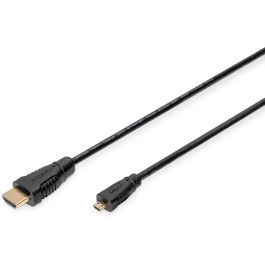 Digitus HDMI High Speed mit Ethernet Anschlusskabel, 1m, sw, Cable HDMI Tipo D a Tipo A, 3D, 4K, Negro Precio: 20.50000029. SKU: B179VV9XLA