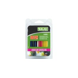 Barras de cola termofusible Salki 431088 Multicolor Decoración Ø 8 x 95 mm 105 g (22 Unidades)