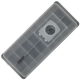 Cook Concept Molde 16 Cubitos Con Tapa Plástico Colores Surtidos Fácil de Transportar 26x11 cm