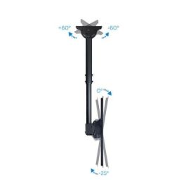 TooQ Soporte de techo giratorio para TV 32" a 55", 360º, 50 kg, Negro - LPCE1155TSLI-B TooQ Soporte de techo giratorio para TV 32" a 55", 360º, 50 kg, Negro - LPCE1155TSLI-B