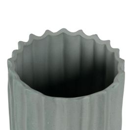 Jarrón Verde Cerámica Decoración 21 X 21 X 75 cm