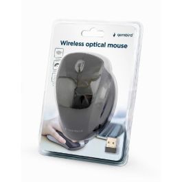 Gembird MUSW-6B-02 Ratón de Oficina Inalámbrico RF Óptico de 1600 DPI para Mano Derecha, con 6 Botones y Rueda de Desplazamiento, Color Negro Gembird MUSW-6B-02 Ratón de Oficina Inalámbrico RF Óptico de 1600 DPI para Mano Derecha, con 6 Botones y Rueda de Desplazamiento, Color Negro