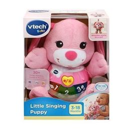 Vtech Baby Chant'toutou Rose Peluche Interactivo Musical Perrito 3 Botones Iluminados Educativos Aprende Números y Palabras Rosa Niños 3+ Meses
