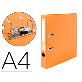Liderpapel Archivador de palanca A4 Documenta forrado PVC con rado lomo 52mm naranja compresor metálico Precio: 13.50000025. SKU: B1GR38DYWY