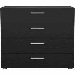 Cómoda 4 Cajones Negra L80,2xP40,25xH68,1 cm AUC1686838585969