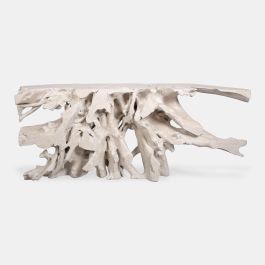 DKD Home Decor Consola Balines Indonesia 1c24 Blanco 150 x 40 x 77 cm Precio: 706.50000058. SKU: B18RDXLN83