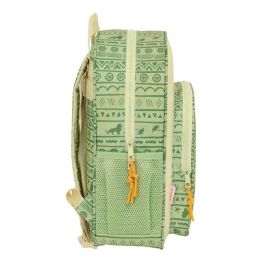Mochila Escolar Mufasa Verde Beige 32 x 38 x 12 cm