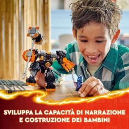 LEGO 71806 Meca Elemental de la Tierra de Cole Ninjago: El Renacer de los Dragones, Set de Construcción Articulado para Niños +7 años