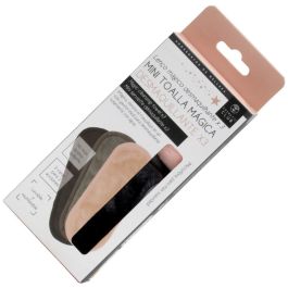 Cosmetic Club Juego de 3 Toallas Desmaquillantes de Microfibra, Solo Necesita Agua, Colores Surtidos, 20x7 cm