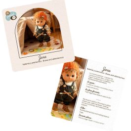 Tachan T01060 Jara Muñeca Pepona 40 cm con Mofletes Gorditos – Exploradora y Dulce, +3 Años