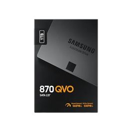 Samsung MZ-77Q1T0BW Disco SSD 870 QVO QLC 1TB SATA III 2.5" hasta 560 MB/s Lectura / 530 MB/s Escritura