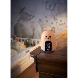 Bigben Kids BIG3499550387827 Despertador Infantil Mia con Luz Nocturna Suave y Diseño de Gato Bigben Kids BIG3499550387827 Despertador Infantil Mia con Luz Nocturna Suave y Diseño de Gato