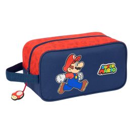 Zapatillero de Viaje Super Mario Trick Rojo Azul oscuro 29 x 15 x 14 cm