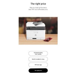 HP 4ZB97A Impresora Multifunción Color Láser MFP 179FNW 4 en 1 WiFi Ethernet USB Fax ADF 40 Hojas Blanca Oficina