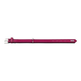 Hunter Collar Softie para Perro Rosa 28-38 cm Ancho 2.2cm de Cuero Artificial Flexible con acabado Nubuck fabricado en Alemania