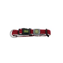 Hunter Collar Hilo Vario Plus XL Cuello 45-70 cm Rojo Malla 3D, Ancho 38mm, Transpirable, Ligero, Efecto Refrescante