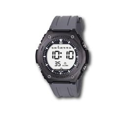 GBody Reloj Digital para Hombre LCD con Luz LED Blanca y Resistencia al Agua WR30, Incluye Estuche