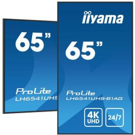 iiyama 65" 3840x2160, 4K UHD IPS panel, 25% Haze, Landscape and Portrait mode, 24/7 iiyama 65" 3840x2160, 4K UHD IPS panel, 25% Haze, Landscape and Portrait mode, 24/7