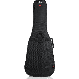 Gator Gigbag Pro Go para Guitarra Acústica y Eléctrica - Funda Acolchada de Nailon Negro