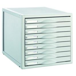 Archivo 2000 8409c Fichero de sobremesa 9 cajones gris 356x316x303 mm - Plástico 100% Reciclado Archisystem Precio: 91.6900006. SKU: S8401320