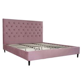 DKD Home Decor Cama Moderno Rosa 180x200 cm 210 x 137 x 187 cm