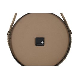 DKD Home Decor Reloj de Pared Loft Negro Dorado 8 x 71 x 43 cm (2 Unidades)