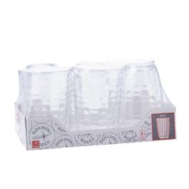Bormioli Rocco Set 6 Vasos Altos Vidrio Modelo Mat 39 cL