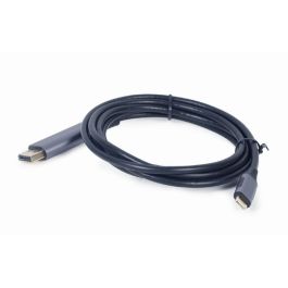 Adaptador HDMI a DVI GEMBIRD CC-USB3C-DPF-01-6 Negro/Gris 1,8 m Adaptador HDMI a DVI GEMBIRD CC-USB3C-DPF-01-6 Negro/Gris 1,8 m