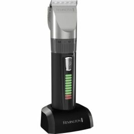 Remington HC5810 Cortadora de cabello profesional con motor potente, cuchillas cerámicas autoafilables, 10 guías, uso con o sin cable