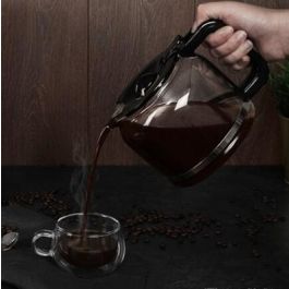 Cecotec Coffee 66 Heat Cafetera de filtro Semi-automática 1.5L, 12 Tazas, Jarra, Café Molido, 950W, Negro/Acero Inoxidable Cecotec Coffee 66 Heat Cafetera de filtro Semi-automática 1.5L, 12 Tazas, Jarra, Café Molido, 950W, Negro/Acero Inoxidable