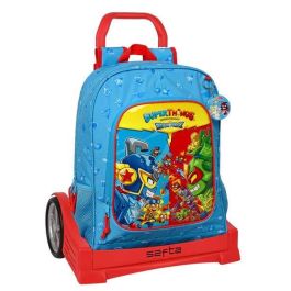 Mochila Escolar con Ruedas SuperThings Rescue force 32 x 42 x 14 cm Azul Precio: 34.89000031. SKU: B14SMHDLEP