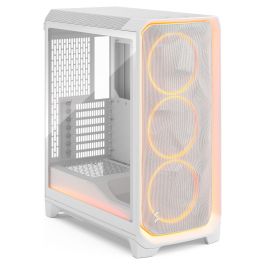 Fractal Design Meshify 3 Midi Torre ATX EATX micro ATX Mini-ITX Blanca Panel de Vidrio Templado RGB Clear Tint