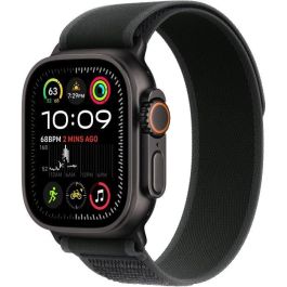 Apple Watch Ultra 2 GPS + Cellular - 49 mm - Caja de titanio negro - Correa Trail Loop negra - S/M Precio: 1048.6899995. SKU: B1EW5BGQDC