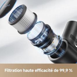 MOVA S4 Detect - Aspiradora vertical inalámbrica - 150 W - Duración máxima de la batería: 90 minutos - Cepillo multisuperficie OptiInsigh MOVA S4 Detect - Aspiradora vertical inalámbrica - 150 W - Duración máxima de la batería: 90 minutos - Cepillo multisuperficie OptiInsigh