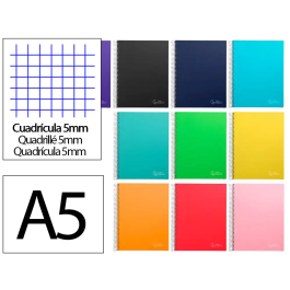Liderpapel Cuaderno Espiral A5 Micro Jolly Tapa Forrada 140 Hojas 75gr Colores Surtidos Precio: 3.50000002. SKU: B1B3B2JGYQ