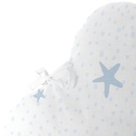 Protector de Cuna HappyFriday Basic Kids Little star Azul 60 x 40 cm