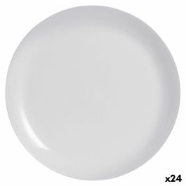 Plato Llano Luminarc Diwali Gris Vidrio Vidrio templado (Ø 27 cm) (24 Unidades) Precio: 91.6900006. SKU: S2709378