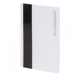 Vanderbilt IB42-EM Tarjeta ISO Imprimible Blanca 125kHz con Banda Magnética Precodificada y Número Impreso