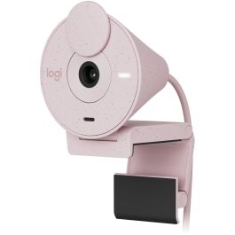 Logitech Brio 300 Webcam Full HD 1080p, USB-C, Micrófono Integrado, Rosado